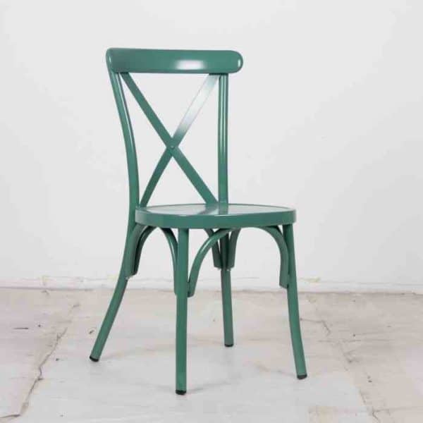 כסא אלומניום איקס ירוק