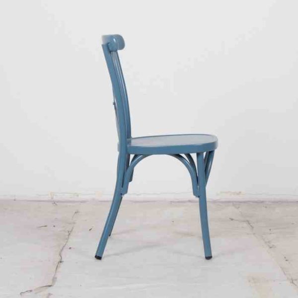 כסא אלומניום איקס כחול