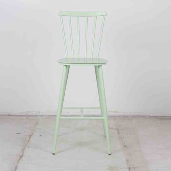 כסא בר אלומניום וינטג׳ ירוק