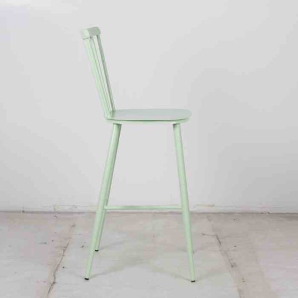 כסא בר אלומניום וינטג׳ ירוק