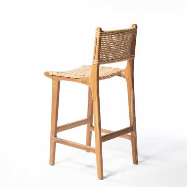 ברומו עיצובים - Jepara כסא בר ראטן טבעי