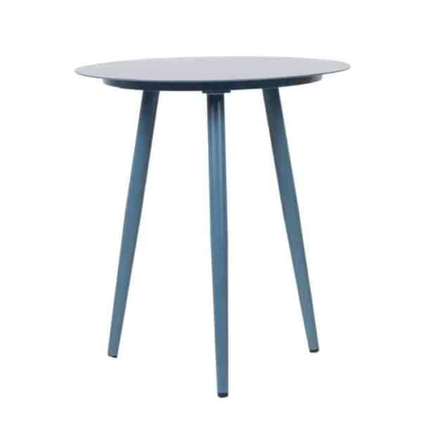 ברומו עיצובים - Vintage שולחן קפה אלומיניום כחול