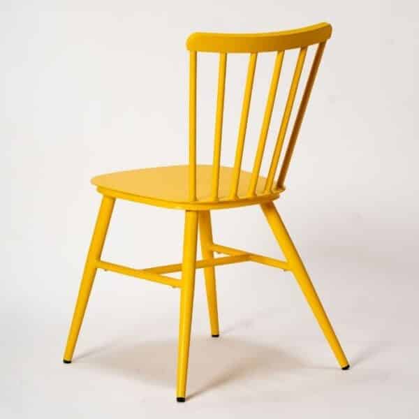 ברומו עיצובים - Vintage כסא אלומניום צהוב