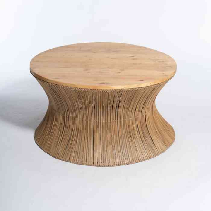 ZANZIBAR - שולחן סלון מעוצב עם עץ אורן