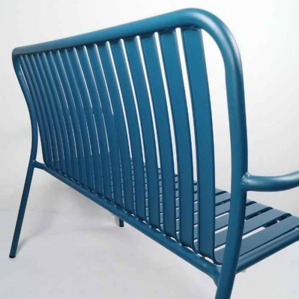 LINEN - ספסל אלומיניום כחול