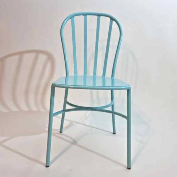 Joy כסא אלומיניום מעוצב בצבע תכלת