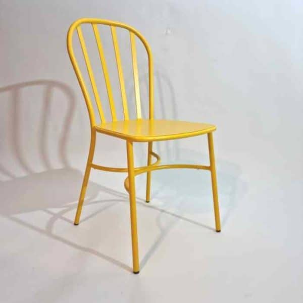 Joy כסא אלומיניום צהוב