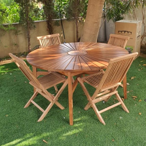 ברומו עיצובים - Sun שולחן עץ מעוצב
