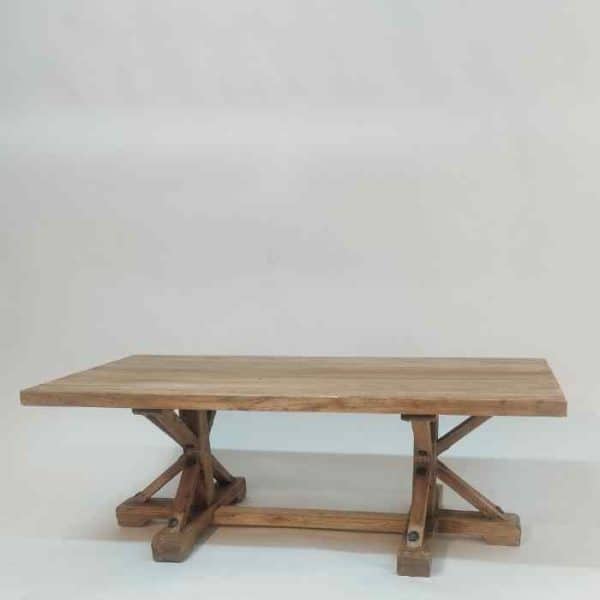 Citges שולחן סלון מעץ מלא