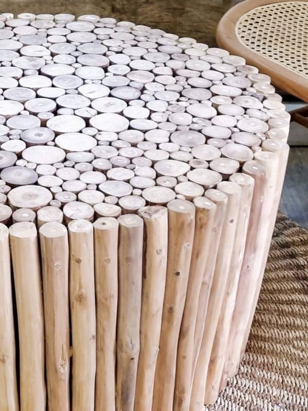 ברומו עיצובים - Toleno שולחן סלון ענפי טיק