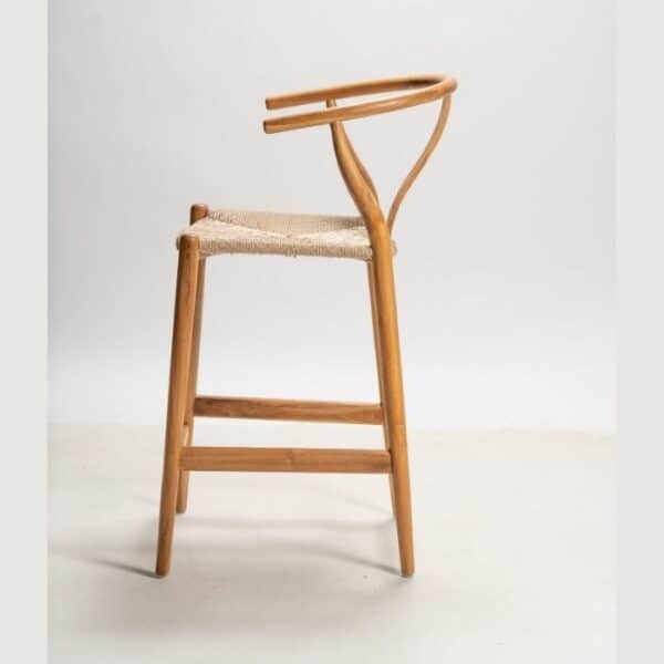 ברומו עיצובים - Vasilis כסא בר עץ כהה
