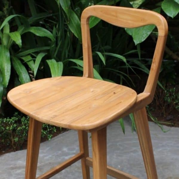 ברומו עיצובים - Komodo כסא בר טיק