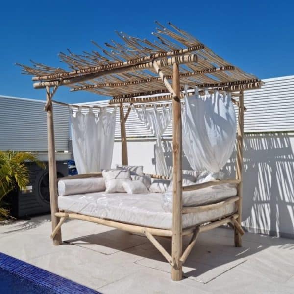 ברומו עיצובים - Blora cabana מיטת זולה משולבת עם גזיבו