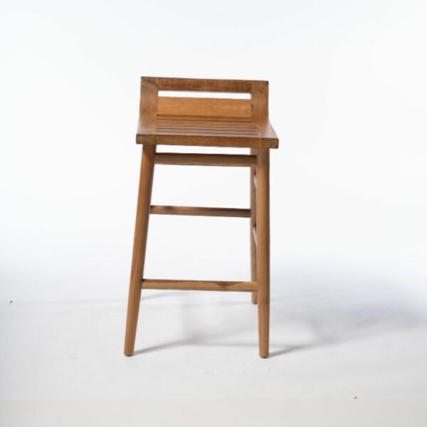 ברומו עיצובים - Java כסא בר טיק עם משענת