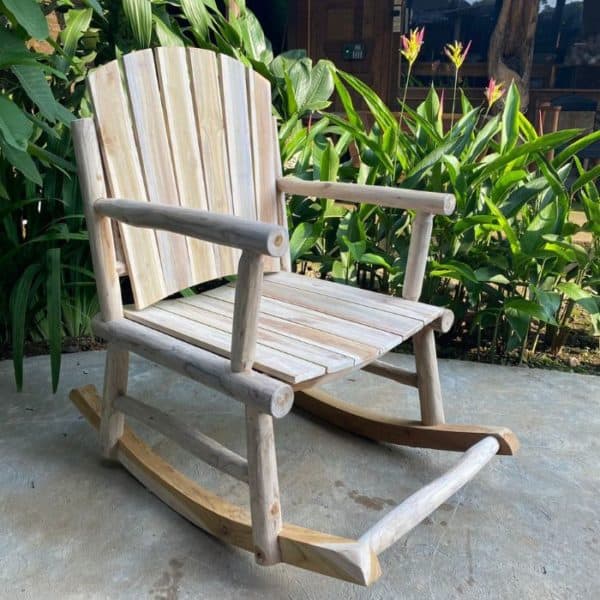 ברומו עיצובים - Sumatra כסא נדנדה מעץ טיק