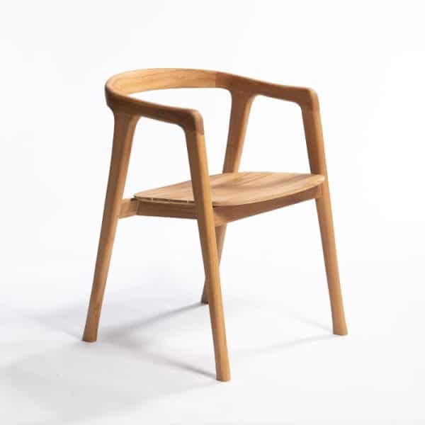 ברומו עיצובים - Lacey כסא אוכל מעץ טיק