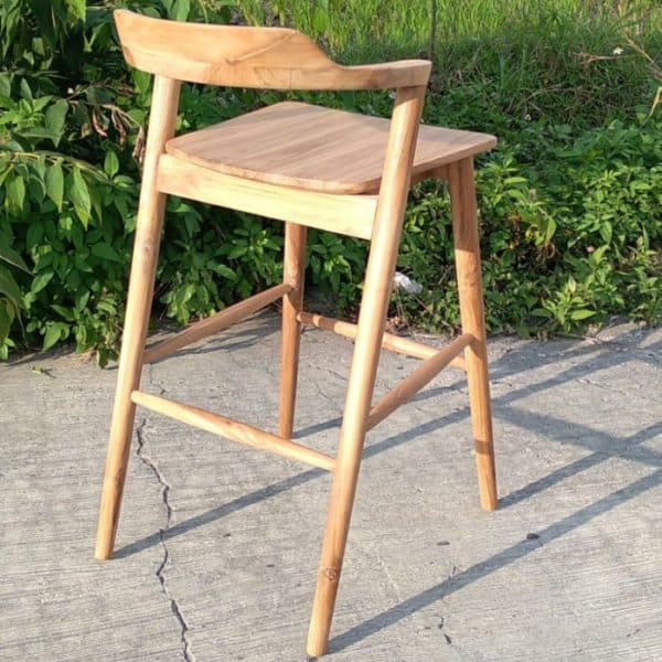ברומו עיצובים - Sande כסא בר איטלקי מעץ טיק