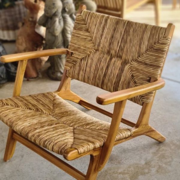 ברומו עיצובים - Abaka כורסא מעוצבת מעץ טיק
