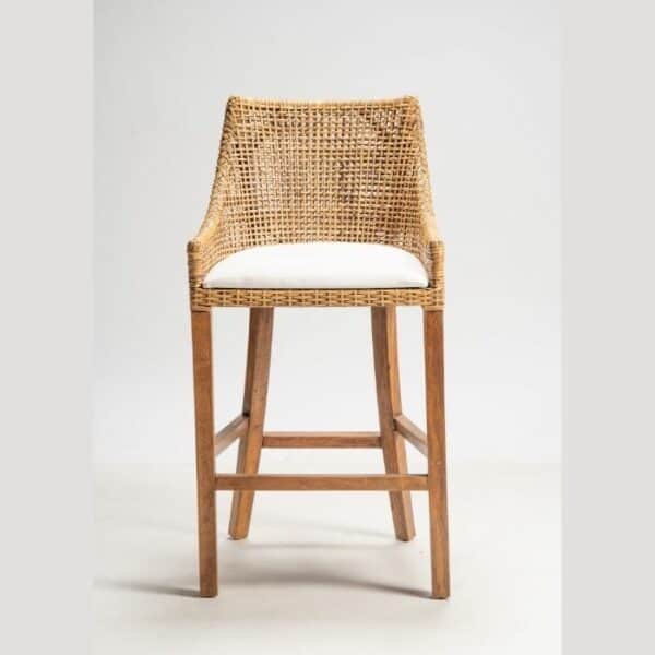 ברומו עיצובים - Ciribone כסא בר ראטן טבעי