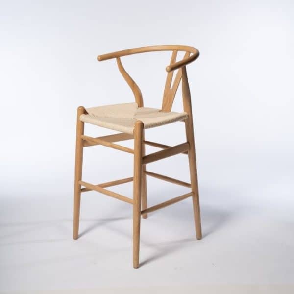 ברומו עיצובים - Vasilis כסא בר עץ בהיר