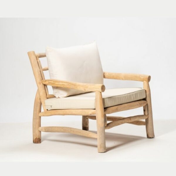 ברומו עיצובים - Blora light כורסא מענפי טיק