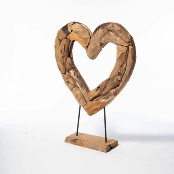 ברומו עיצובים - Amor סטנד דקורציה בצורת לב גדול