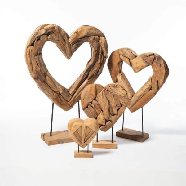 ברומו עיצובים - Amor סטנד דקורציה בצורת לב גדול