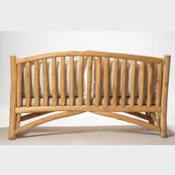 ברומו עיצובים - Blora sun ספה זוגית מעץ טיק מלא
