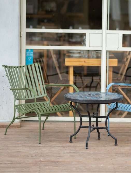 ברומו עיצובים - Greco כסא נוח אלומיניום ירוק