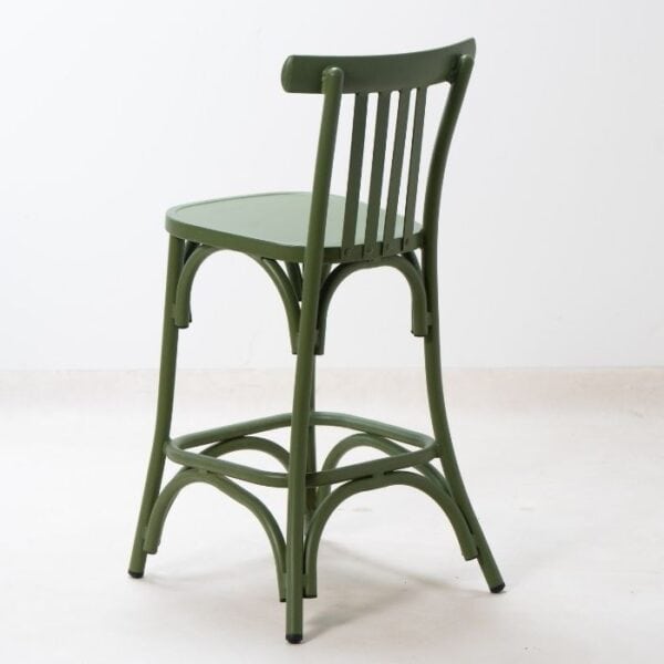 ברומו עיצובים - Mattise כסא בר מאלומניום ירוק