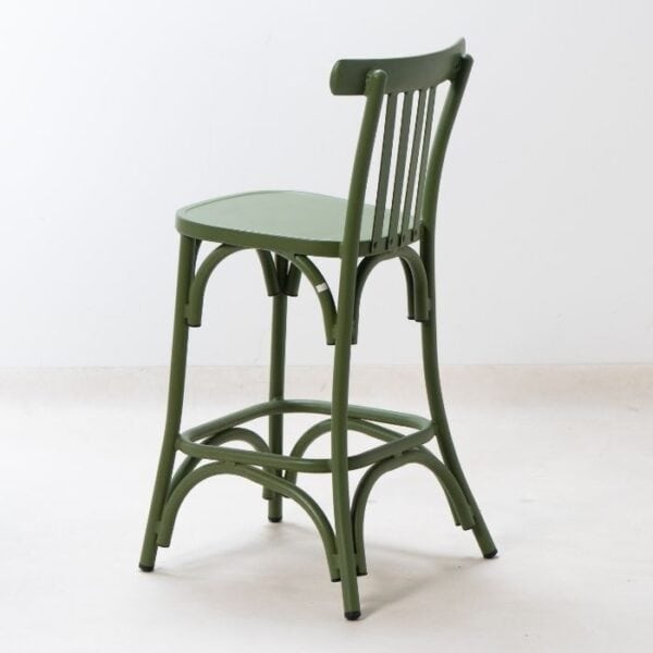 ברומו עיצובים - Mattise כסא בר מאלומניום ירוק