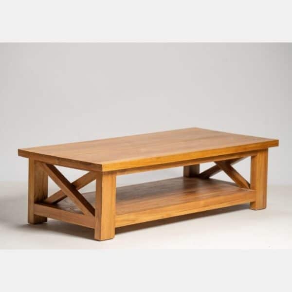 ברומו עיצובים - Kinga שולחן סלון מעץ טיק