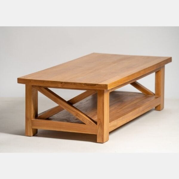 ברומו עיצובים - Kinga שולחן סלון מעץ טיק