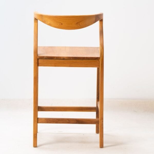 ברומו עיצובים - New Sande כסא בר מעץ טיק