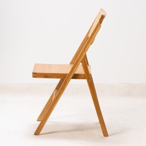 ברומו עיצובים - Noble כסא מתקפל מושב עץ וראטן
