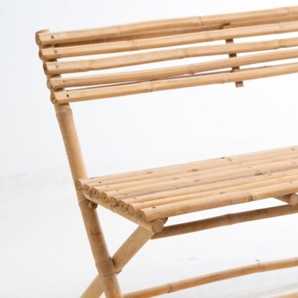 ברומו עיצובים - Bamboo ספסל מבמבוק עם משענת