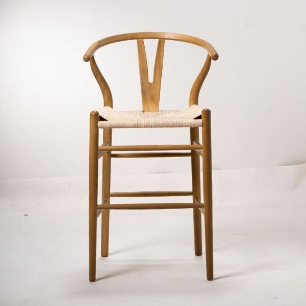 ברומו עיצובים - Vasilis כסא בר עץ בהיר
