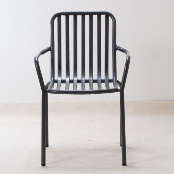 ברומו עיצובים - Banksy כסא אלומיניום עם ידיות אפור