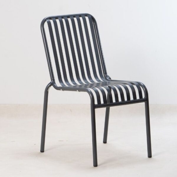 ברומו עיצובים - New Linen כסא מתכת אפור