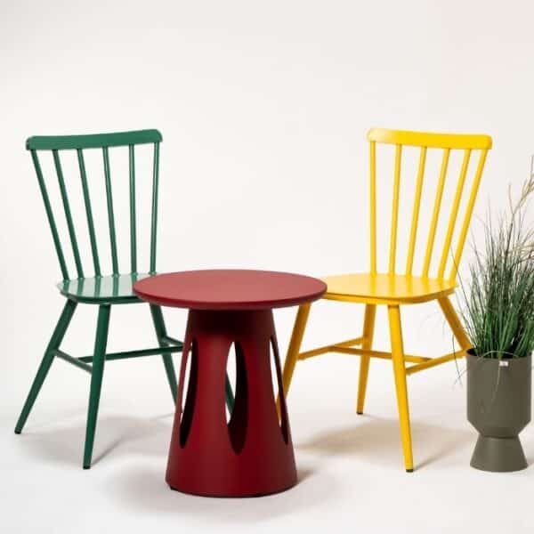 ברומו עיצובים - Vintage כסא אלומניום ירוק